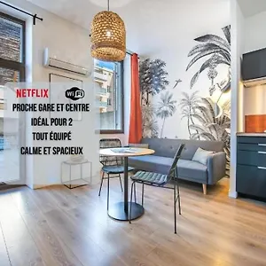Appartement Bain De Soleil ! Terrasse Clim Wifi Netflix, Marseille