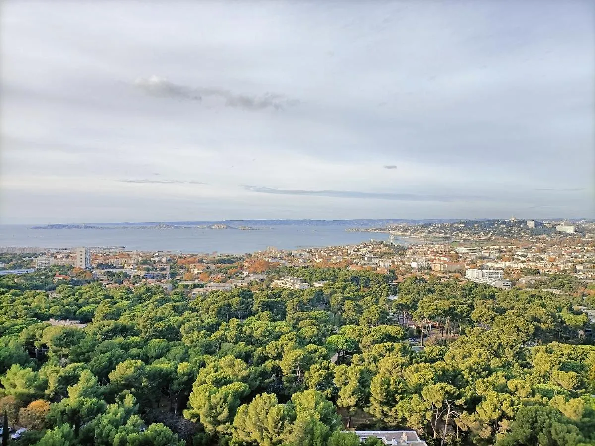 Vue Mer Et Montagne Dans Parc Du Roy D'Espagne, Up To 7 People Marseille